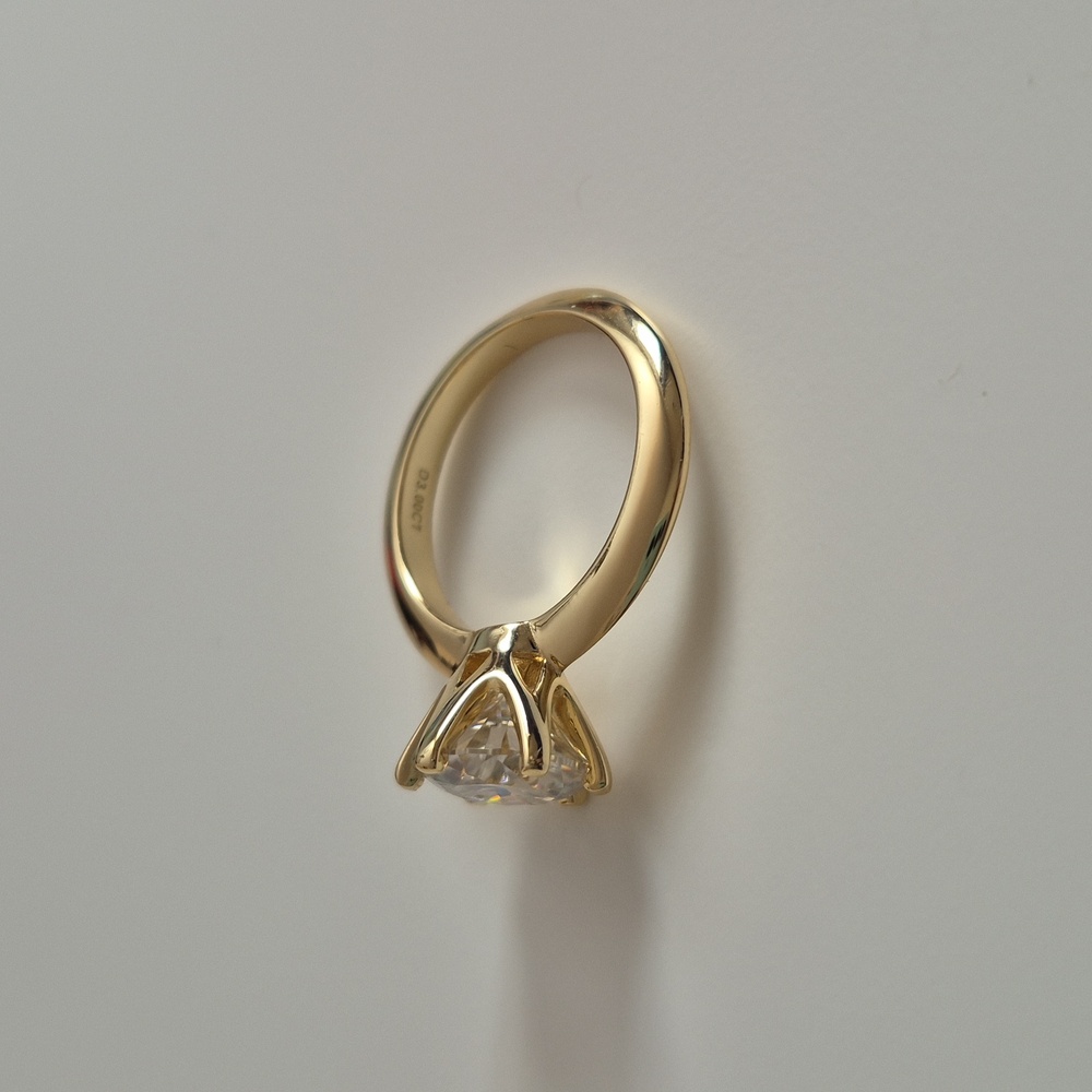 ⚡️Sale Elegant Gold Ring with Clear Stone